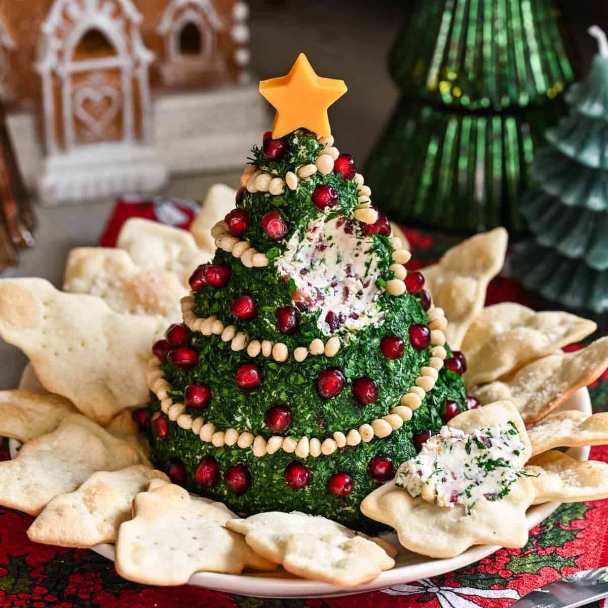 Easy Christmas Tree Cheese Ball: A Festive Showstopper for Any Party